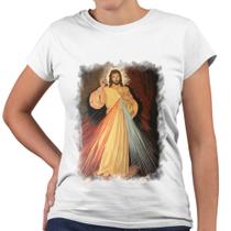 Camiseta Baby Look Divina Misericórdia Jesus Religiosa