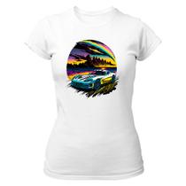 Camiseta Baby Look Dodge Viper Sunset