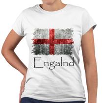 Camiseta Baby Look England Bandeira País