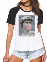 Camiseta Baby Look Estatua Grega