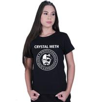 Camiseta Baby Look Feminina Algodão Série Breaking Bad Heisenberg