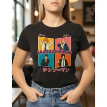 Camiseta Baby Look Feminina Anime Chainsaw Man Camiseta Baby Look Feminina Anime Chainsaw Man
