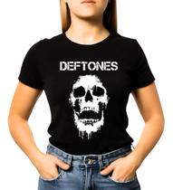 Camiseta Baby Look Feminina Banda Deftones 100% Algodao 02 Camiseta Baby Look Feminina Banda Deftones 100% Algodao 02