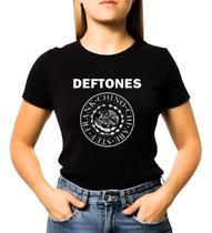 Camiseta Baby Look Feminina Banda Deftones 100% Algodao 08 Camiseta Baby Look Feminina Banda Deftones 100% Algodao 08