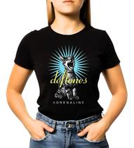 Camiseta Baby Look Feminina Banda Deftones 100% Algodao 10 Camiseta Baby Look Feminina Banda Deftones 100% Algodao 10