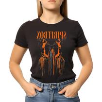 Camiseta Baby Look Feminina Banda Spiritbox Borboleta