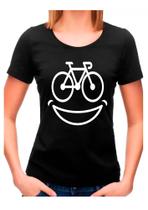 Camiseta Baby look feminina bike ciclista pedal bicicleta