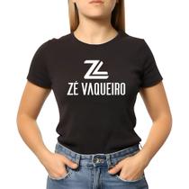 Camiseta Baby Look Feminina Cantor Ze Vaqueiro 100% Algodao