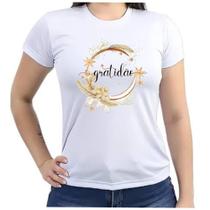 Camiseta Baby look feminina festa réveillon gratidão feliz ano novo