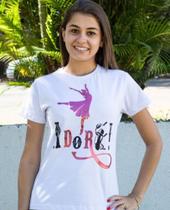 Camiseta baby look feminina gospel cristã adore pecado zero Camiseta baby look feminina gospel cristã adore pecado zero