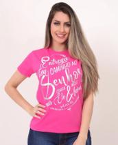 Camiseta baby look feminina gospel cristã entrega pecado zero
