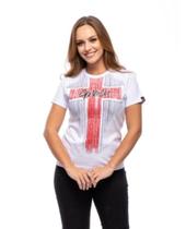 Camiseta baby look feminina gospel cristã graça pecado zero