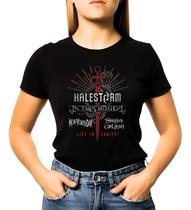 Camiseta Baby Look Feminina Halestorm 100% Algodao Mode 07