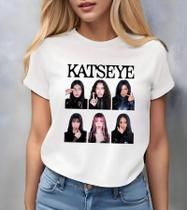 Camiseta Baby Look Feminina Katseye 100% Algodao Mode 03
