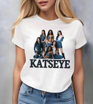 Camiseta Baby Look Feminina Katseye 100% Algodao Mode 06