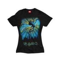 Camiseta Baby Look Feminina - Led Zeppelin Anjo Camiseta Baby Look Feminina - Led Zeppelin Anjo