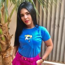 Camiseta Baby Look Feminina Lindinha Meninas Super Poderosas