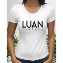 Camiseta Baby Look Feminina Luan Santana Camiseta Baby Look Feminina Luan Santana