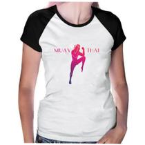 Camiseta Baby look feminina muay thai