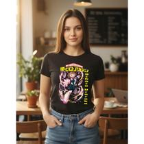 Camiseta Baby Look Feminina Ochaco Uraraka My Hero Academia