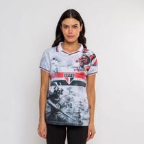 Camiseta Baby Look Feminina Oficial São Paulo Camiseta Baby Look Feminina Oficial São Paulo