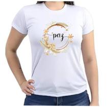 Camiseta Baby look feminina paz réveillon feliz ano novo festa Camiseta Baby look feminina paz réveillon feliz ano novo festa