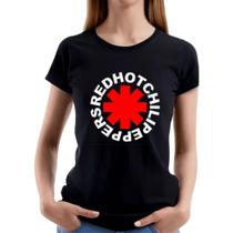 Camiseta Baby Look Feminina Red Hot Chili Peppers 2023