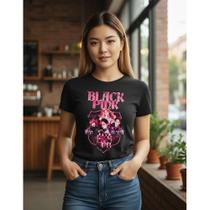 Camiseta Baby Look Feminina Serie Blackpink House Netflix