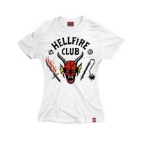 Camiseta Baby Look Feminina - Stranger Things HellFire