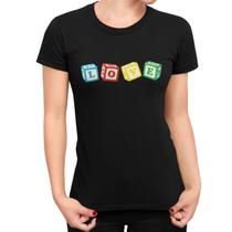 Camiseta Baby Look Feminina T Shirt Manga Curta Gola Redonda Estampa Love 100% Algodão