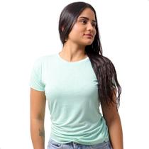 Camiseta Baby Look Feminina Techmalhas tecido Viscolycra basica lisa