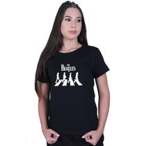 Camiseta Baby Look Feminina The Beatles Rock World