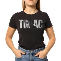 Camiseta Baby Look Feminina Tupac Algodao Mode1