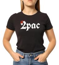 Camiseta Baby Look Feminina Tupac Algodao Mode2