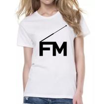 Camiseta Baby Look FM Frequencia Modulada