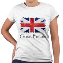 Camiseta Baby Look Great Britain Bandeira País