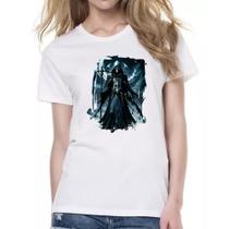 Camiseta Baby Look Grim Reaper Lua Minguante