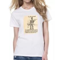 Camiseta Baby Look Grimm Livro Cracher Mortel