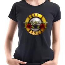 Camiseta Baby Look Guns N' Roses Show - JMV Estampas
