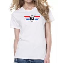 Camiseta Baby Look Herbie logo peitoral Camiseta Baby Look Herbie logo peitoral