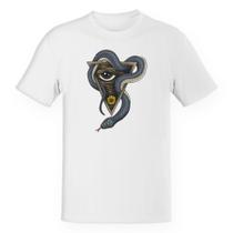 Camiseta Baby Look Illuminati olho e serpente