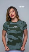 Camiseta Baby Look Iron Green