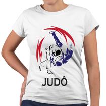 Camiseta Baby Look Judô Luta Combate Artes Marciais - Web Print Estamparia