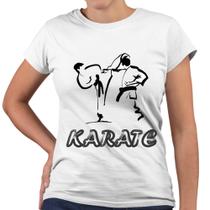 Camiseta Baby Look Karate Lutas Combate