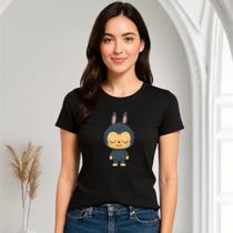 Camiseta Baby Look Labubu Lançamento Estampa Inedita