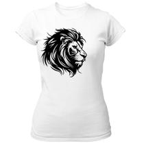 Camiseta Baby Look Leao de Juda Linear