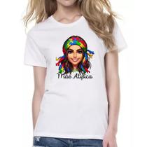Camiseta Baby Look Mae Atipica Autismo