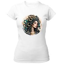 Camiseta Baby Look Medusa beleza perigosa