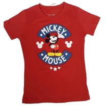 Camiseta Baby Look Mickey Mouse Clube Comix 251186