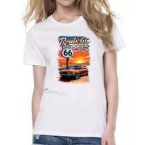 Camiseta Baby Look Mustang Route 66